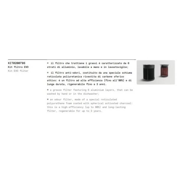 ELICA PRF0196322 NIKOLATESLA ONE HP EVO BL/A/83 VERSIONE ASPIRANTE CONVERTIBILE IN FILTRANTE - immagine 3