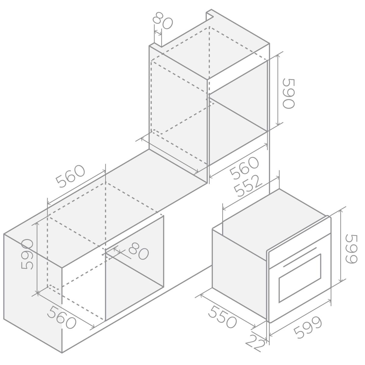 Elica Virtus TFT Forno incasso Multi 60 BL PRF0191770A - immagine 4