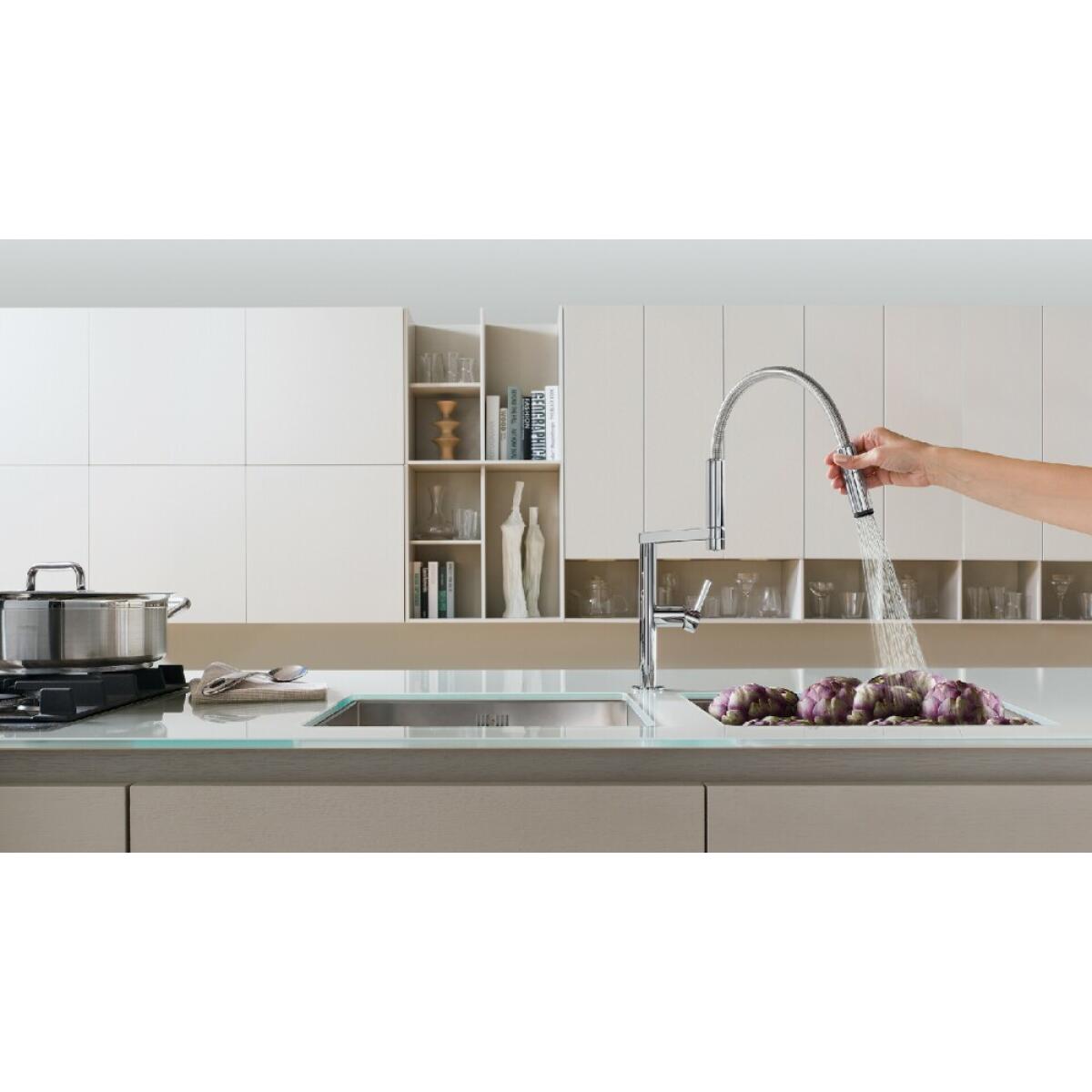 Nobili MV92400/50CR Miscelatore Move cucina con doccetta CROMATO - immagine 4