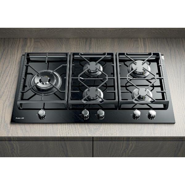 Foster 7044632 Power Glass Piano cottura a gas cm 90 vetro nero - immagine 3