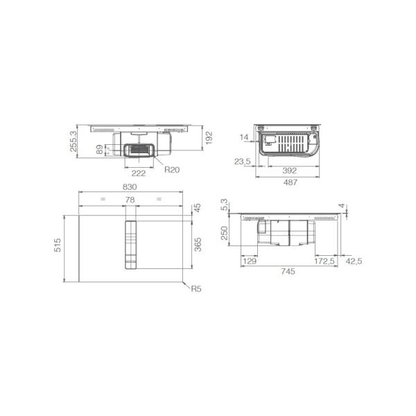 ELICA NIKOLATESLA FIT XL RAW BL/A/83 PRF0202499 PIANO INDUZIONE CON CAPPA ASPIRANTE - immagine 4