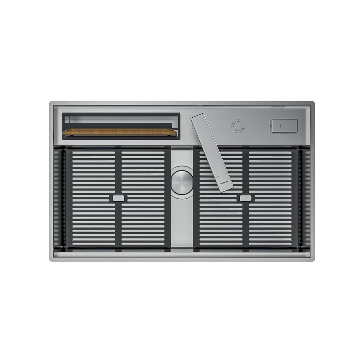 Foster 3780000 Galante Lavello 1 vasca sottotop 86 x 52 con canalino inox - immagine 4