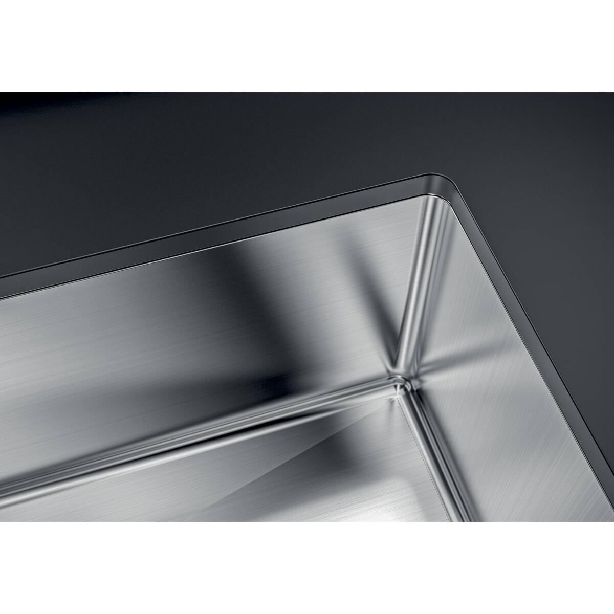 Foster 1718050 Quadra R12 Lavello 1 vasca sottotop 84 x 44 cm inox - immagine 5
