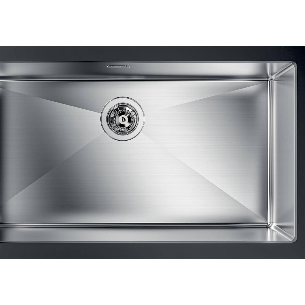 Foster 1717856 Quadra R12 Lavello 1 vasca sottotop 75 x 44 cm Gun Metal - immagine 6