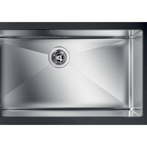 Foster 1717856 Quadra R12 Lavello 1 vasca sottotop 75 x 44 cm Gun Metal - immagine 6