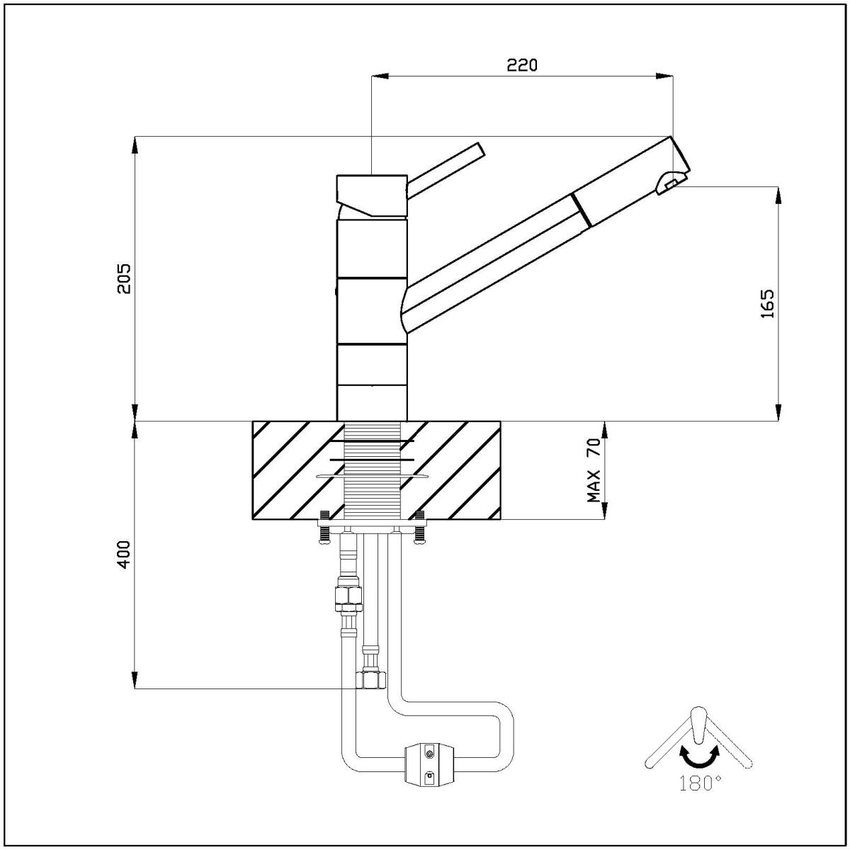 FOSTER 8550000 MISCELATORE ATOMO INOX - immagine 2