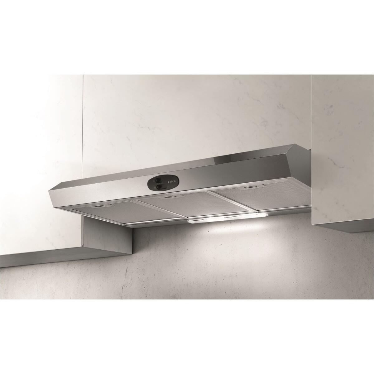 Elica cappa sottopensile Krea st 90 Cappa aspirante 272 m³/h Semintegrato (semincassato) Acciaio inossidabile - immagine 2