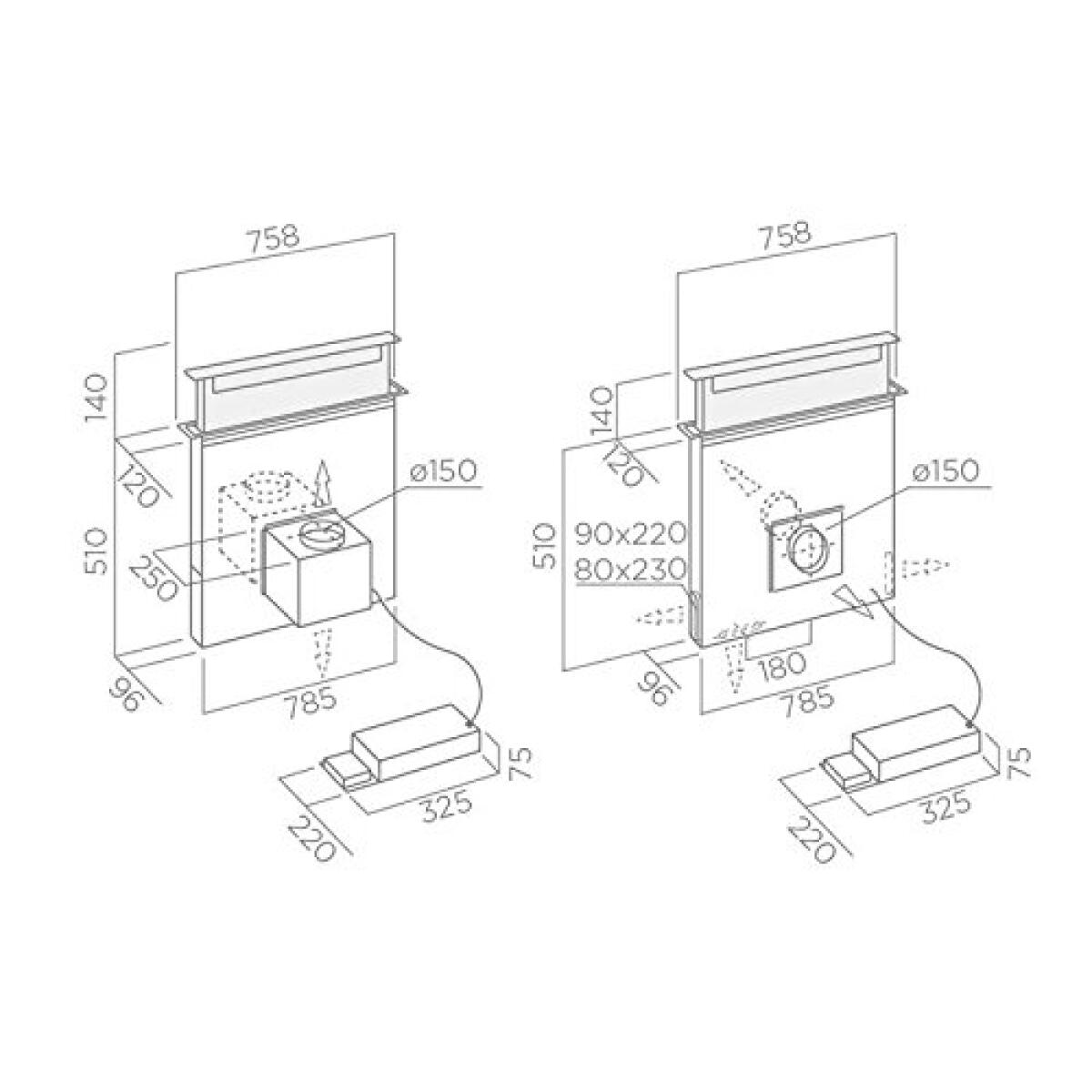 Elica Pandora GME IX/A/90 Integrato A Acciaio inossidabile - immagine 3