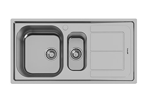 Foster-Moon-9715VSTD-Lavello-sottopiano-Rettangolare-Acciaio-inossidabile-B01N40JIJ3 Foster 1283001 Lavello Moon
